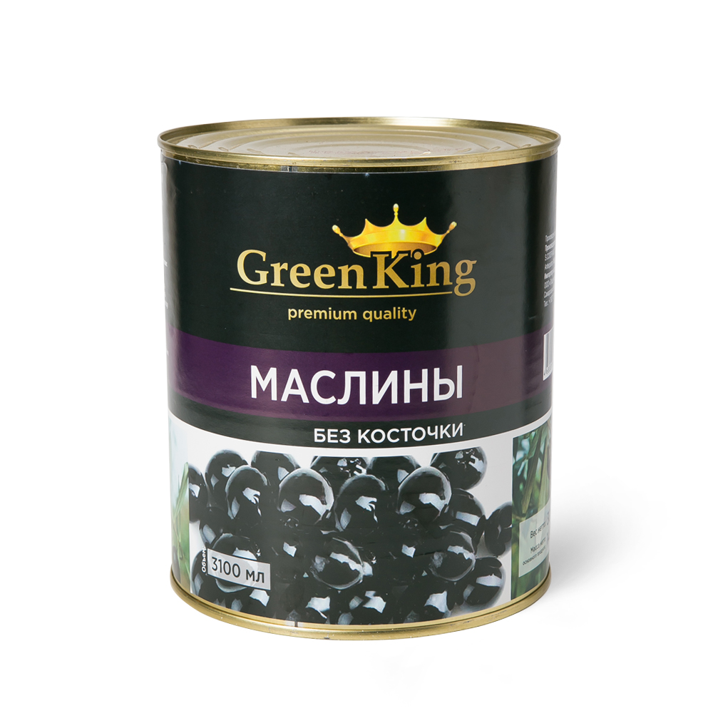 МАСЛИНЫ ГРИН КИНГ Б/К Ж/Б 3100ГР