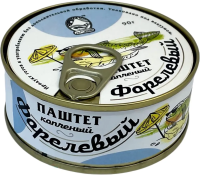ПАШТЕТ ПЕККОНИ ИЗ ФОРЕЛИ КОПЧЕНЫЙ ПАСТЕРИЗОВАННЫЙ 90Г
