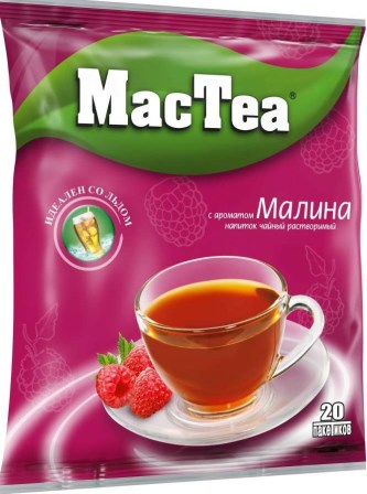 НАПИТОК MACTEA РАСТВ С АРОМАТОМ МАЛИНЫ 16ГР