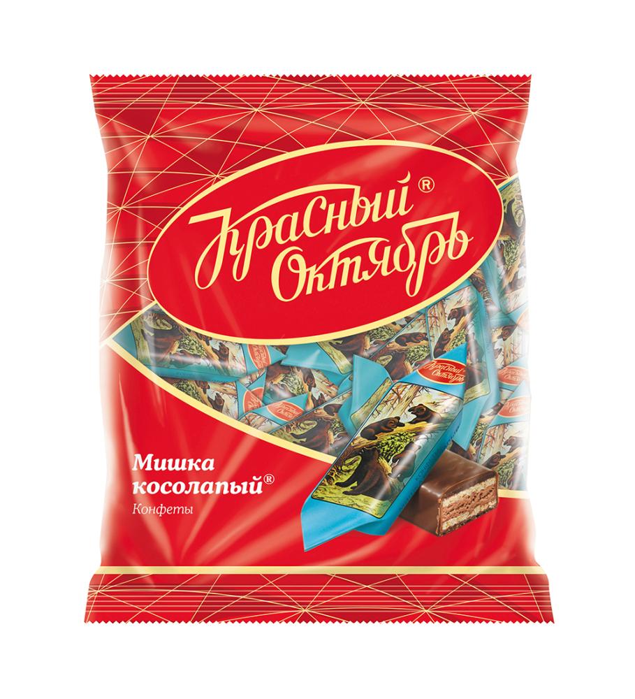 КОНФЕТЫ МИШКА КОСОЛАПЫЙ КРАСНЫЙ ОКТЯБРЬ 200ГР